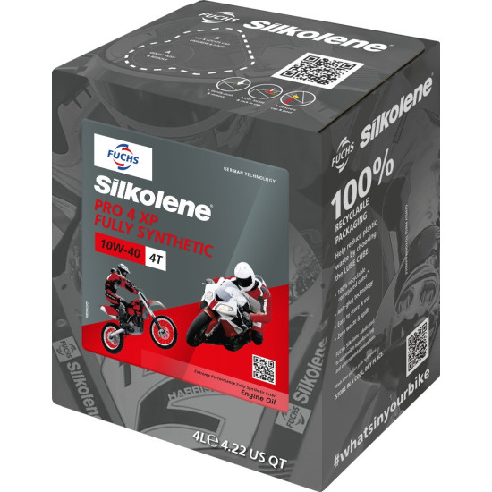 FUCHS SILKOLENE PRO 4T 10W40 engine oil - XP 4L