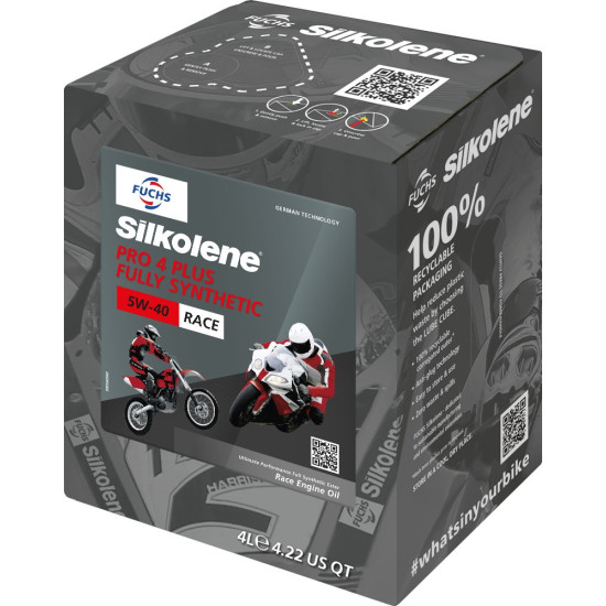 FUCHS SILKOLENE PRO 4T PLUS 5W40 4L VARIKLIO ALYVA