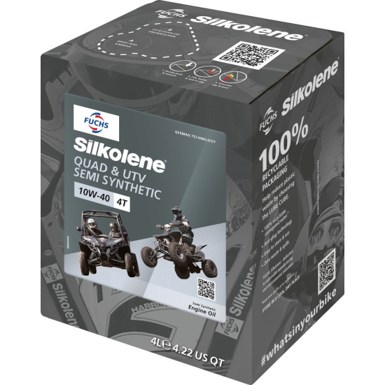 FUCHS SILKOLENE QUAD UTV 4T engine oil 10W40 4L