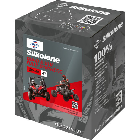 FUCHS SILKOLENE QUAD UTV 4T engine oil 5W40 4L