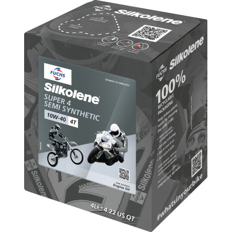 FUCHS SILKOLENE SUPER 4T variklio alyva 10W40 4L