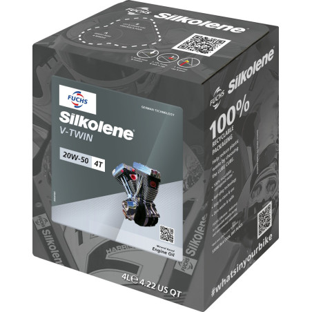 FUCHS SILKOLENE V-TWIN 4T engine oil 20W50 4L