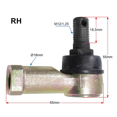 TEKYO TIE ROD END LEFT + RIGHT YAMAHA 51-1031-LR