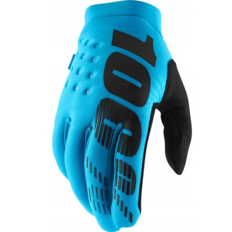 100 PROCENT pirštinės CROSS/ENDURO modelis BRISKER TURQUOISE, dydis L