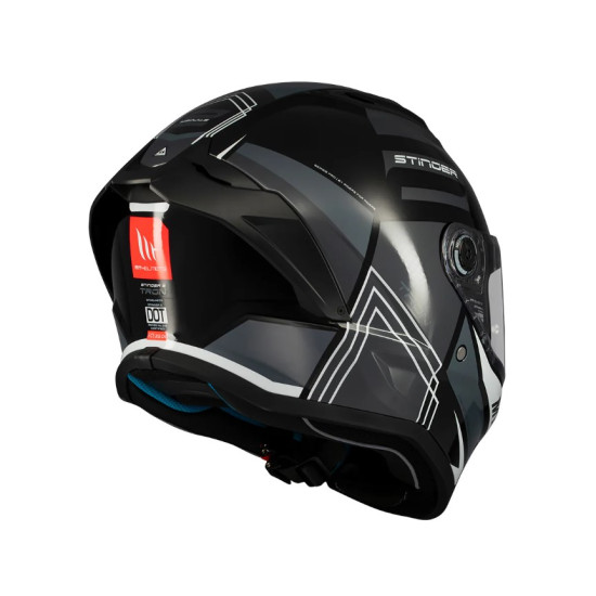 MT STINGER 2 TRON B12 helmet glossy, size M