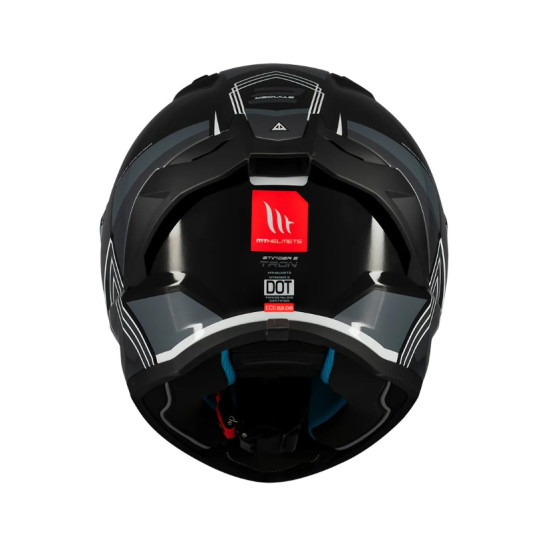 MT STINGER 2 TRON B12 helmet glossy, size M