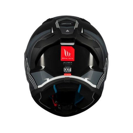 MT STINGER 2 TRON B12 šalmas blizgus, XL dydis