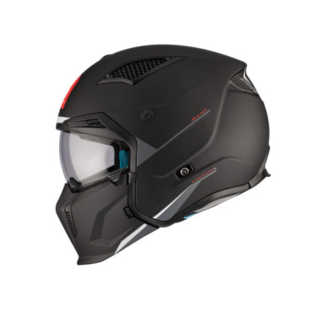 MT STREETFIGHTER SV S black matte helmet, size XL