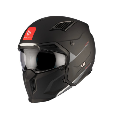 MT STREETFIGHTER SV S black matte helmet, size XL