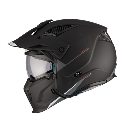MT STREETFIGHTER SV S black matte helmet, size XL