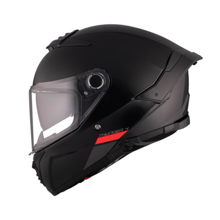 MT THUNDER 4 SV SOLID helmet black glossy