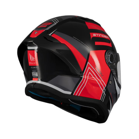 MT STINGER 2 TRON B15 helmet glossy