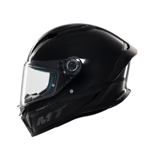 MT STINGER 2 SOLID A11 helmet black glossy, size S