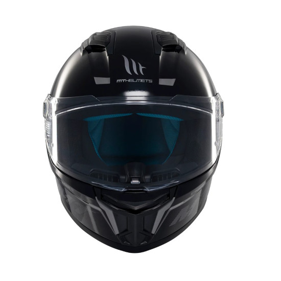 MT STINGER 2 SOLID A11 helmet black glossy, size S
