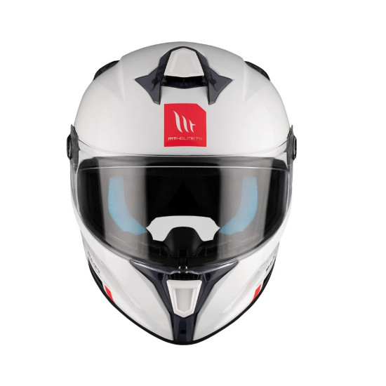 MT TARGO S SOLID helmet white glossy
