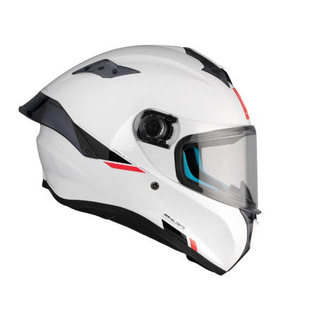 MT TARGO S SOLID helmet white glossy