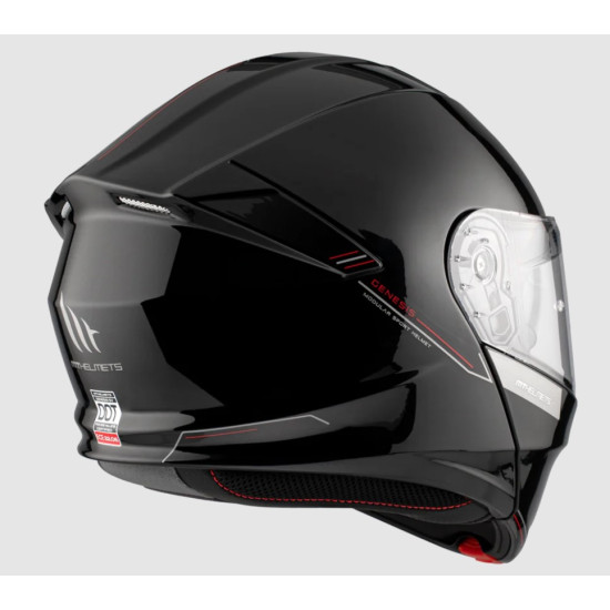 MT GENESIS SV SOLID flip-up helmet, glossy
