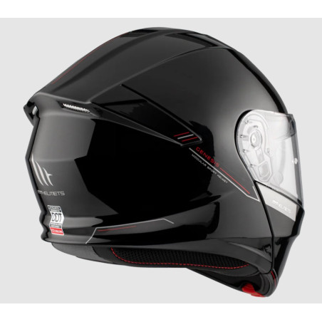 MT GENESIS SV SOLID flip-up helmet, glossy