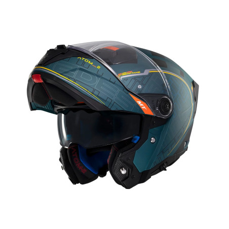 MT ATOM 2 SV DESTINY C6 flip-up helmet, matte
