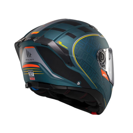 MT ATOM 2 SV DESTINY C6 atverčiamas šalmas, matinis