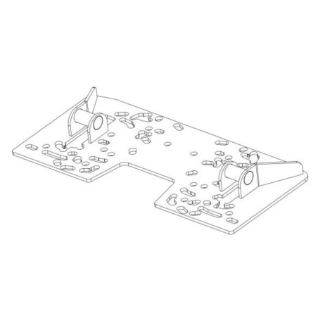 Universalus sniego peilio / valytuvo komplektas RIVAL, 150cm
