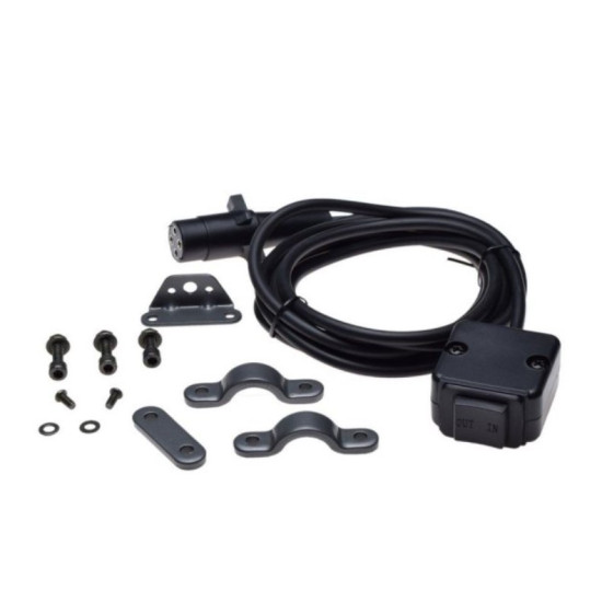ATV winch switch, handlebar mounted