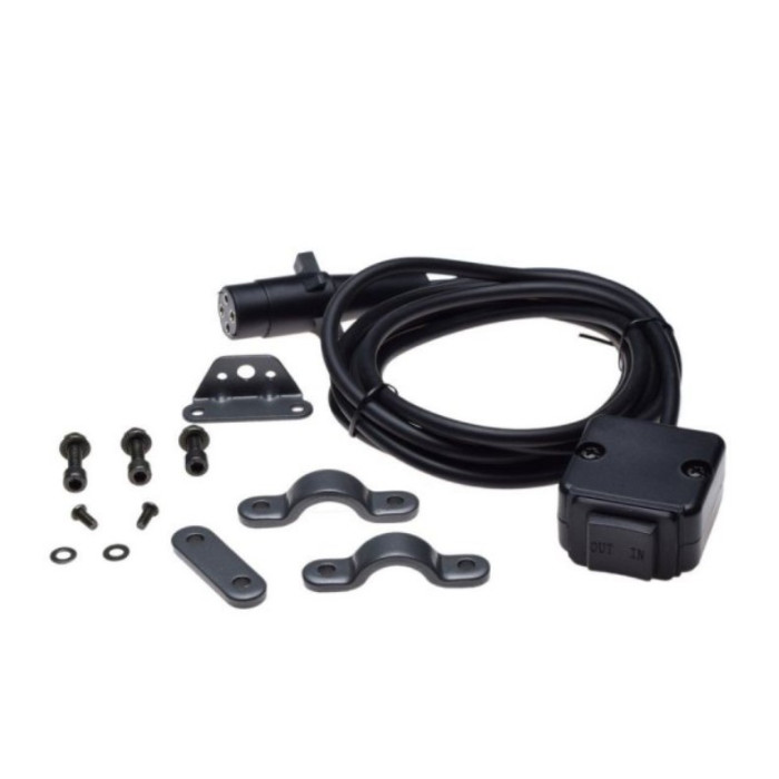 ATV winch switch, handlebar mounted