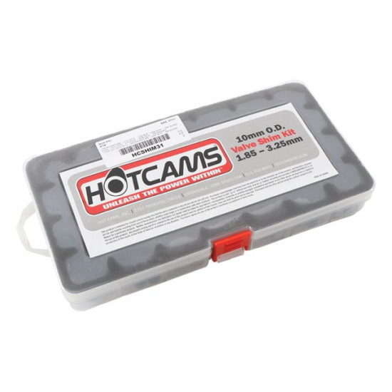 HOT CAMS valve adjustment tablets 10mm from 1.80 to 3.20 CO 0.05 set (replaced HCSHIM23)