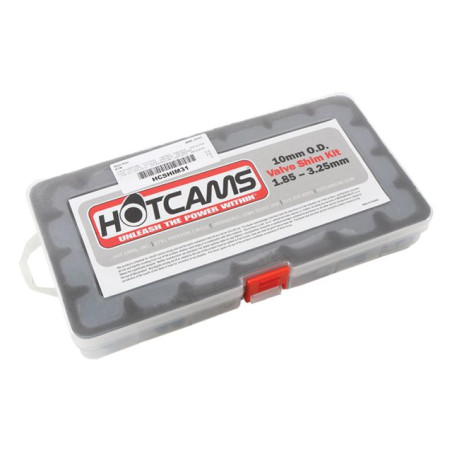HOT CAMS vožtuvų reguliavimo tabletės 10mm nuo 1.80 iki 3.20 CO 0,05  komplektas ( pakeistas HCSHIM23 )