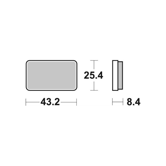SBS BRAKE PADS SINTER/CARBON ARCTIC CAT 250/300/375/400/454/500 (HANDBRAKE)