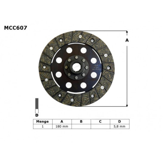 TRW LUCAS clutch discs BMW K 1200 RS 97-05, K 1200 GT 01-05,