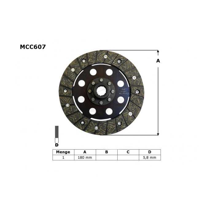 TRW LUCAS clutch discs BMW K 1200 RS 97-05, K 1200 GT 01-05,