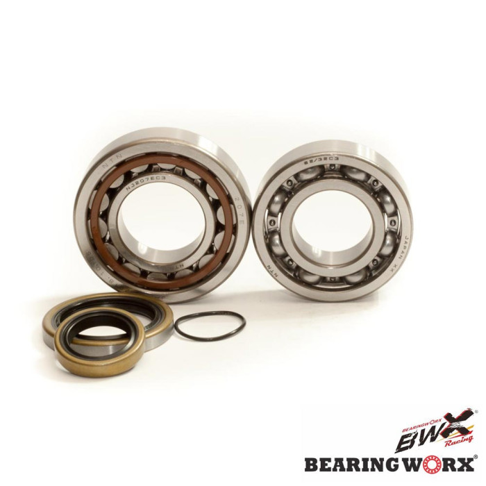 BEARING WORX crankshaft bearings with seals KTM SX/EXC 250/300 04-19, FREERIDE 250R '14-'17, HUSQVARNA TE/TC 250/300 '