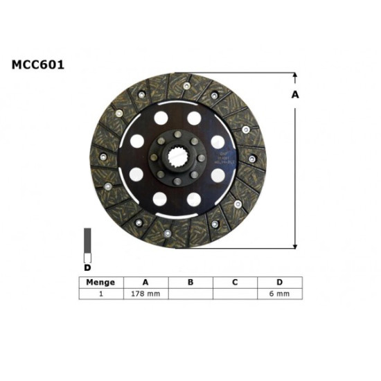 TRW LUCAS clutch discs BMW R 50 / 60 69-73, R 75 69-80, R 90 73-76, R 100 76-80, (EBS6603) (discount)