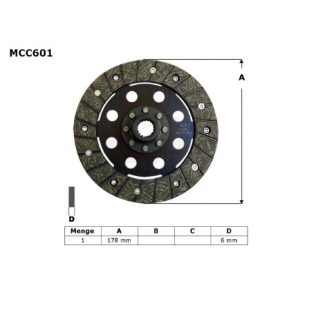 TRW LUCAS clutch discs BMW R 50 / 60 69-73, R 75 69-80, R 90 73-76, R 100 76-80, (EBS6603) (discount)