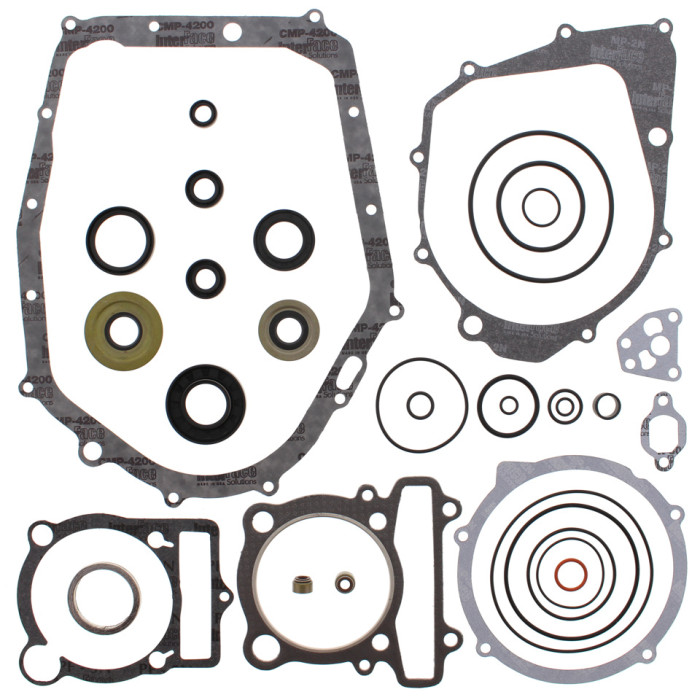 WINDEROSA (VERTEX) gasket set YAMAHA YFM350 RAPTOR 04-13, YFM350 WARRIOR 87-04 (with engine oil seals)
