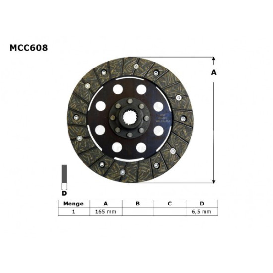 TRW LUCAS clutch discs BMW R 1100 R / S 98-05, 1150 GS / ADV / R / RS / RT 99-06,