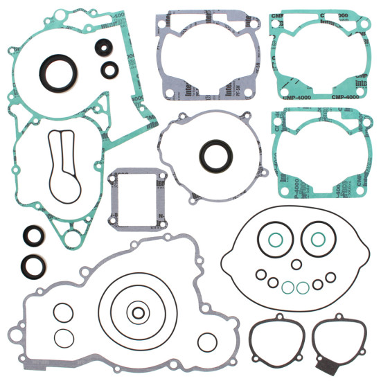 WINDEROSA (VERTEX) engine gasket set with oil seals HUSQVARNA TC 250 14-16, KTM SX 250 07-16, XC 250 07, XC-W 250 0