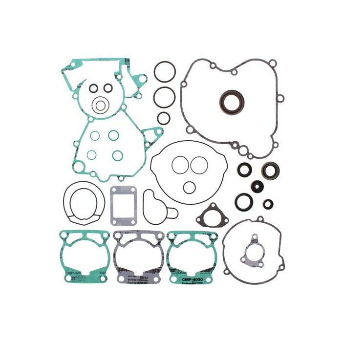 WINDEROSA (VERTEX) engine gasket set with oil seals GAS-GAS MC65 '21-'22, HUSQVARNA TC 65 '18-'22, KTM SX 65 '09-'22