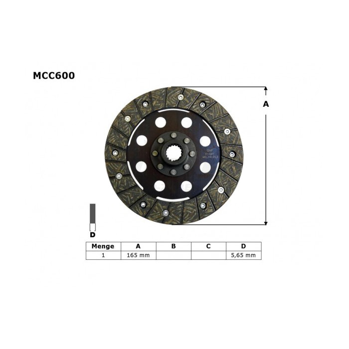 TRW LUCAS clutch discs BMW R45 81-86, R 65 85-93, R 80 / 100 80-96, (EBS6601)