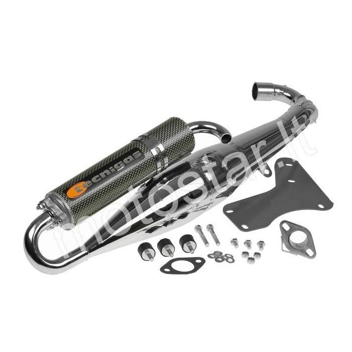 Tecnigas RS 2 Chrom Piaggio / Gilera 125 - 180cc muffler