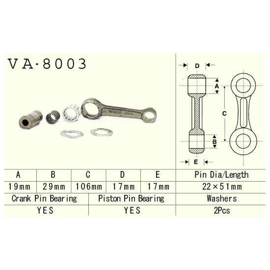VESRAH connecting Rod...