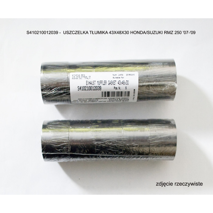 ATHENA muffler gasket 43X48X30 HONDA/SUZUKI RMZ 250 '07-'09, GL1100/1200, ER6F/N, KLE650 VERSYS, GSR750