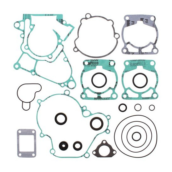 WINDEROSA (VERTEX) engine gasket set with oil seals GAS-GAS MC50 '21-'22, HUSQVARNA TC 50 '18-'22, KTM SX 50 '09-'22