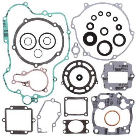 WINDEROSA (VERTEX) engine gasket set with oil seals KAWASAKI KX125 01-02