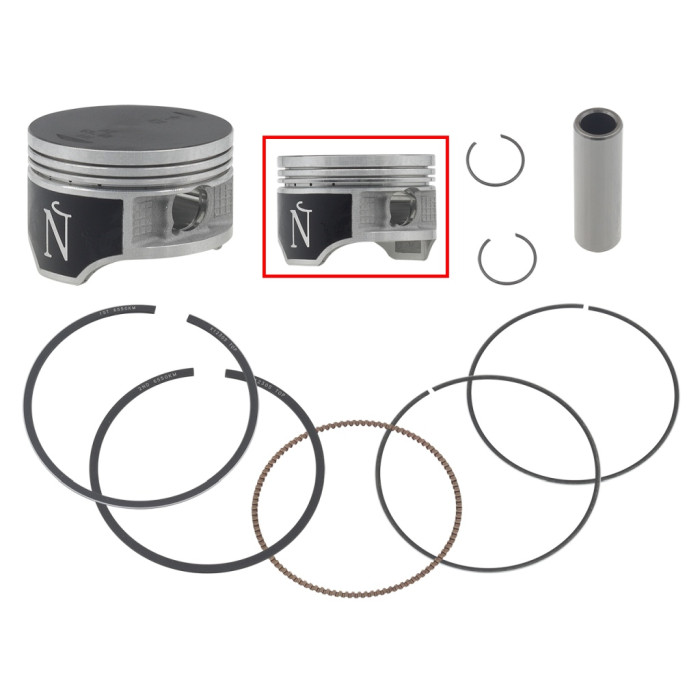 NAMURA piston HONDA CRF 230F '03-19, CRF 230L/M '08-09 ( +1.00mm) (rings NX-10230-4R) (66.5mm)