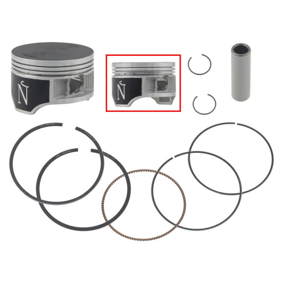 NAMURA piston HONDA CRF 230F '03-19, CRF 230L/M '08-09 (STD mm) (rings NX-10230R) (65.5mm)