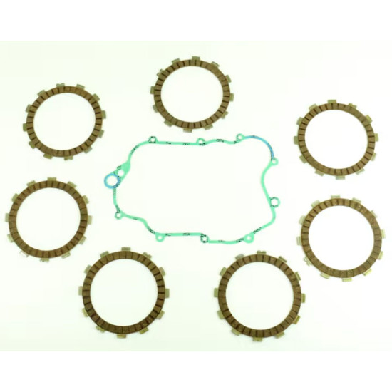 ATHENA clutch discs with clutch cover gasket HUSQVARNA WRE125 '95-'12