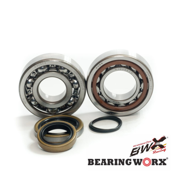 BEARING WORX crankshaft bearings with seals KTM SX/EXC 125/200 98-22 (MADE IN JAPAN) (NTN) (23.CBS62001) (24-1097)