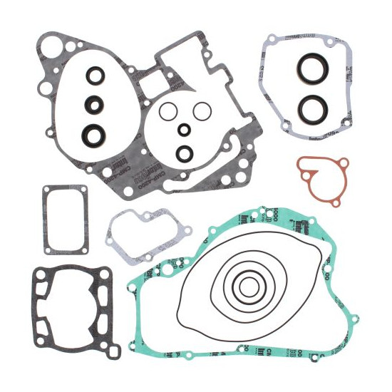 WINDEROSA (VERTEX) engine gasket set with oil seals SUZUKI RM125 01-03